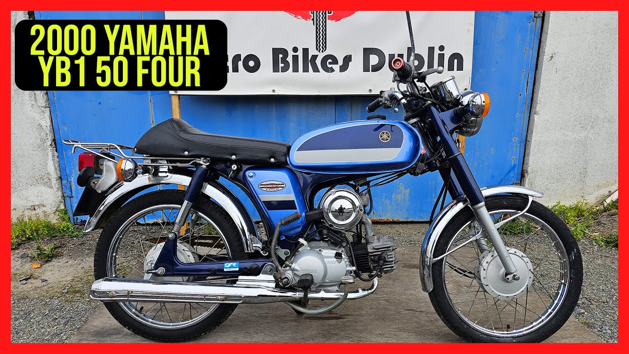 2000 Yamaha YB1 50 Four - a Perfect Retro Commuter - YouTube