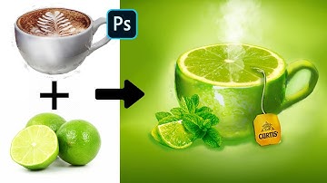 How to Create Lemon Tea Cup Photo Manipulation in Photoshop | Photoshop |