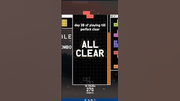 day 28 of playing till i get a perfect clear #tetris #tetrio #everyday