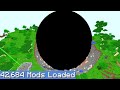 Largest Minecraft Modpack but a *BLACKHOLE* eats up the world