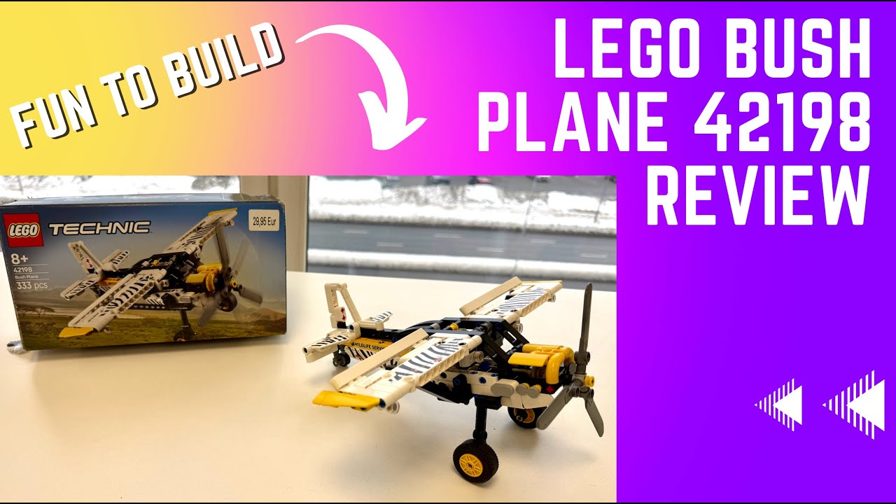 Lego Bush Plane 42198 Review - It Has A Tiny Moving Engine