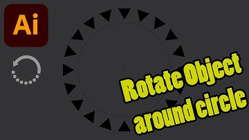 Illustrator: duplicate and rotate an object around a circle in Illustrator