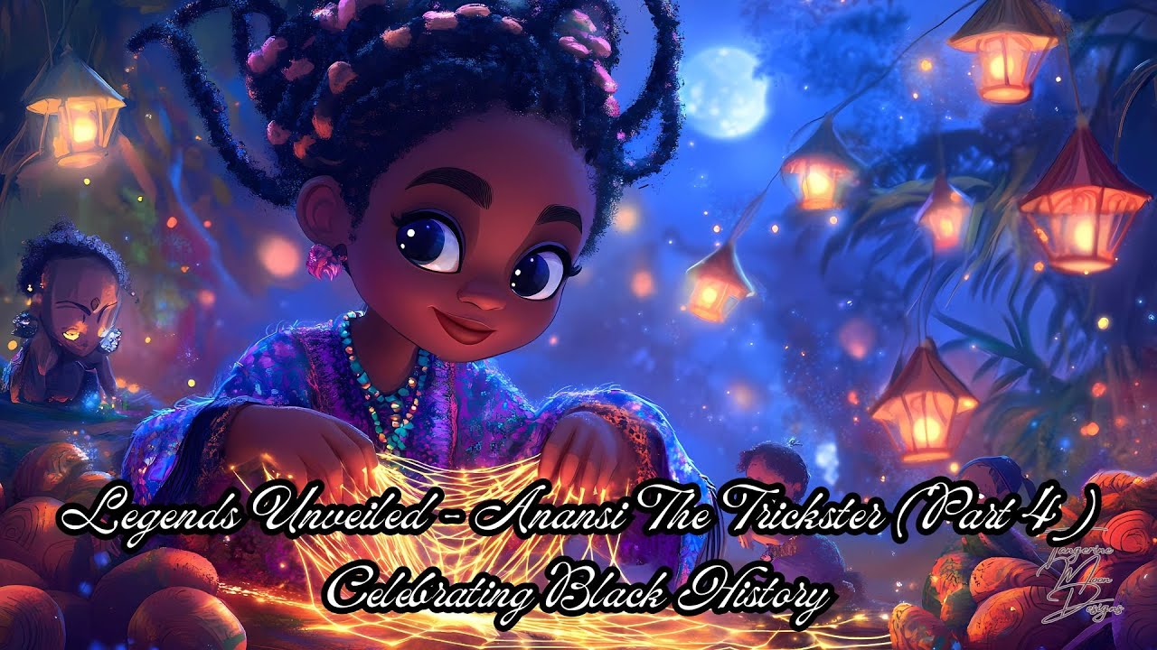 Legends Unveiled: Anansi the Trickster (Part IV)  | Black TV Art | Digital Wallpaper