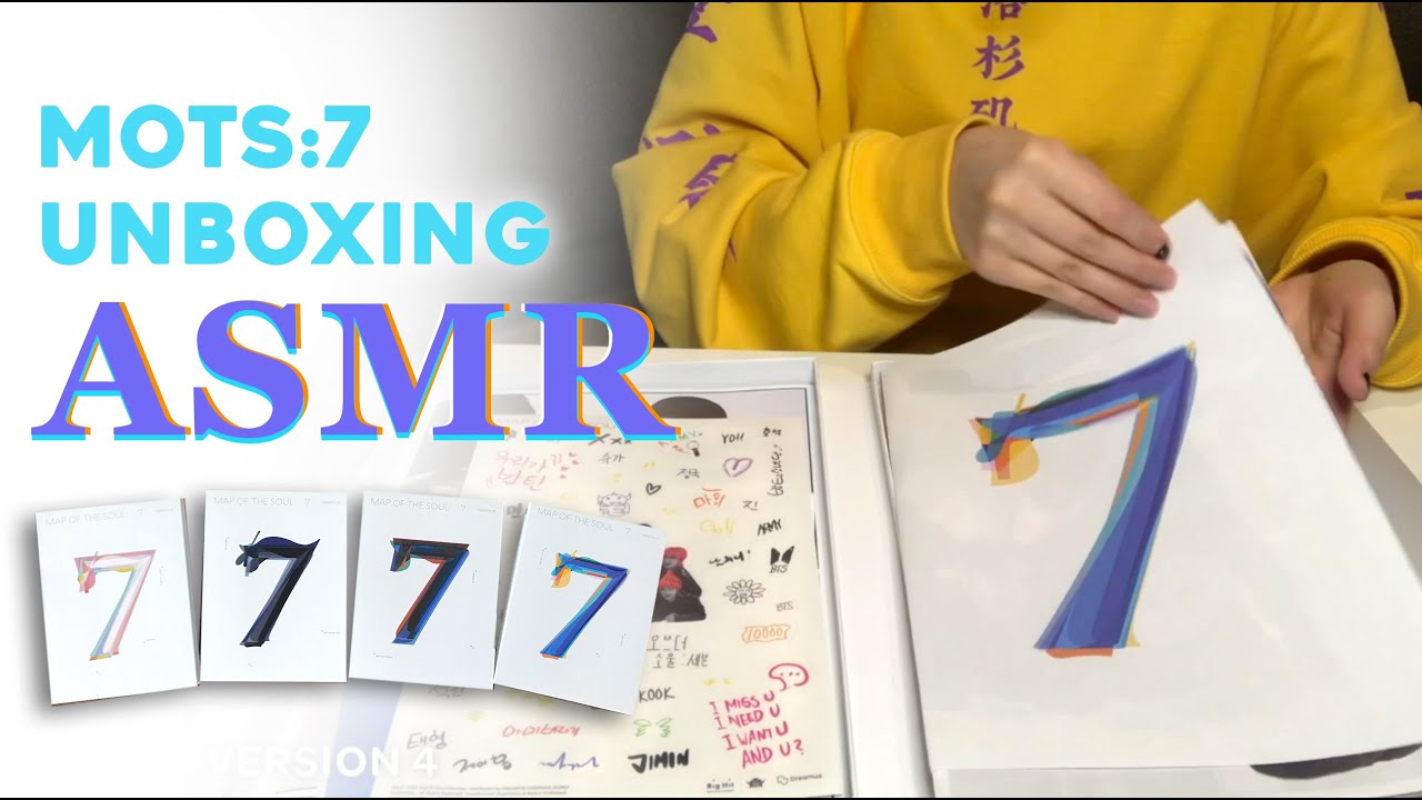 [ASMR] BTS new album UNBOXING ASMR!!!!!! Experience first hand album opening.