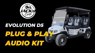 Evolution D5:  4 Speakers & Sub Plug & Play Kit