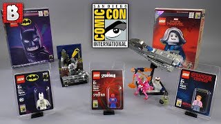 All SDCC 2019 Exclusive Minifigures!!! Zebra Batman, Spiderman, Captain Marvel and MORE!