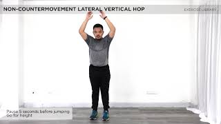 NON-COUNTERMOVEMENT LATERAL VERTICAL HOP