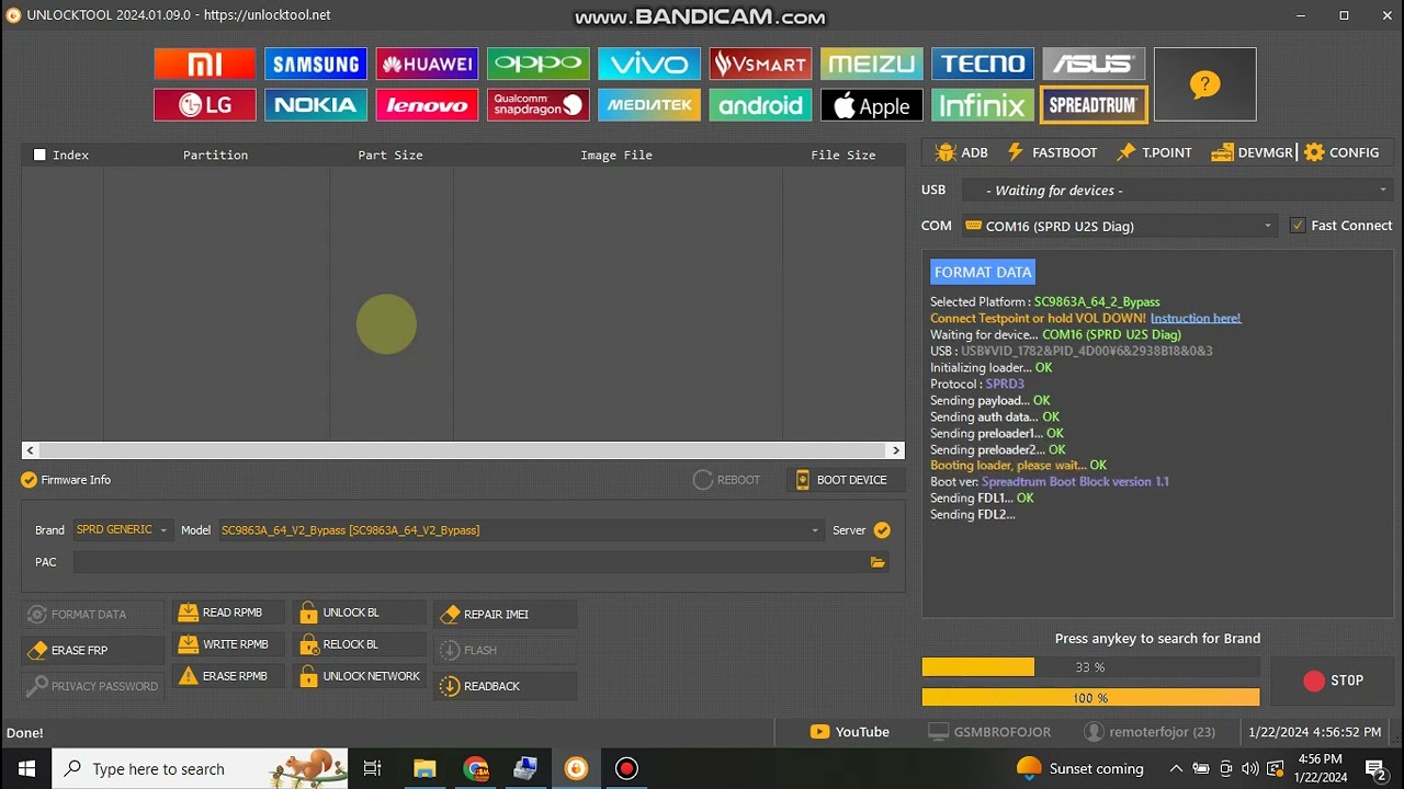 Symphony Z18 Frp Lock Remove UnlockTool
