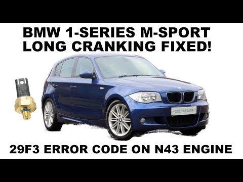 BMW 1-Series Long Cranking problem fixed! 29F3 Error Code