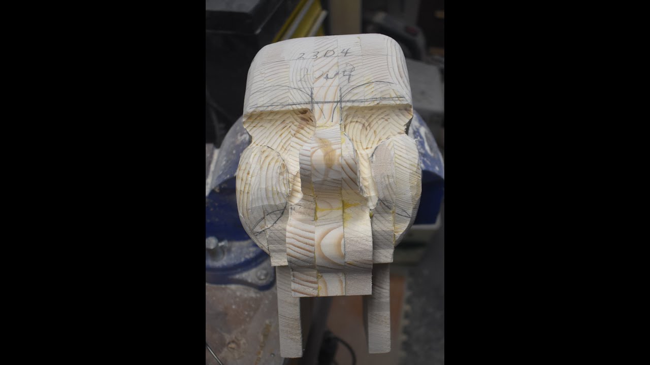 Ernest part 19, how to make a ventriloquist dummy, figure out of wood