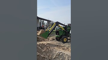 Homemade Front Loader for Lawn Tractor #diy #lawnmower #homemade #garden