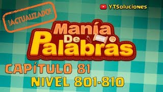 Manía de Palabras - Capítulo 81 / Nivel 801 802 803 804 805 806 807 808 809 810 screenshot 5