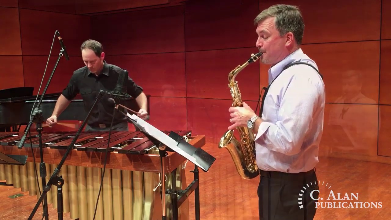 Burn (for alto saxophone & marimba) by Nathan Daughtrey YouTube