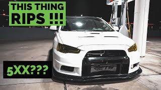 Evo X Makes 500+ AWHP on E85 (GT3586)