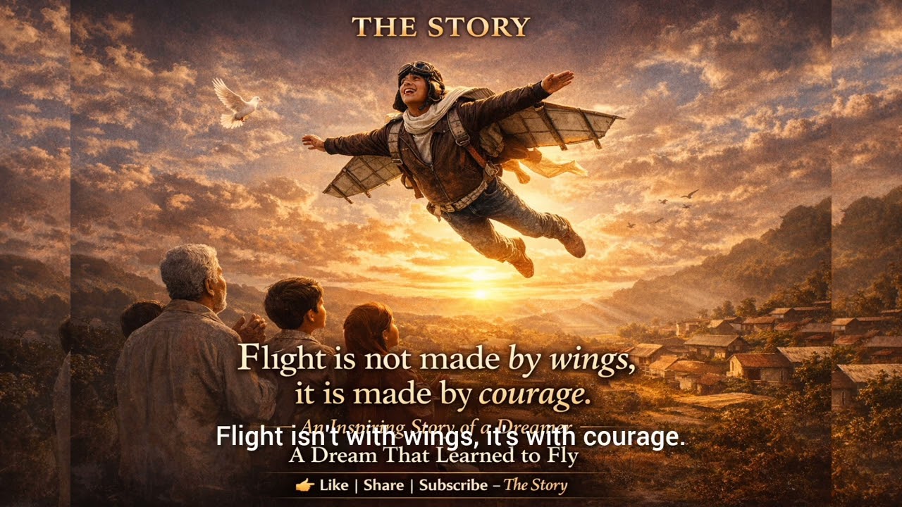 Flight is not made by wings, it is made by courage.