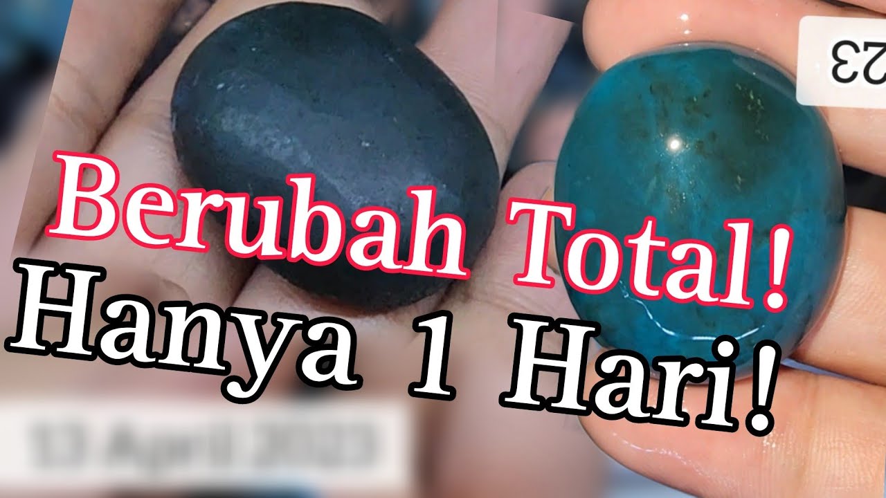 Cara Treatment Batu Bacan Doko Part 3! Hanya 1  Hari Langsung Biru!