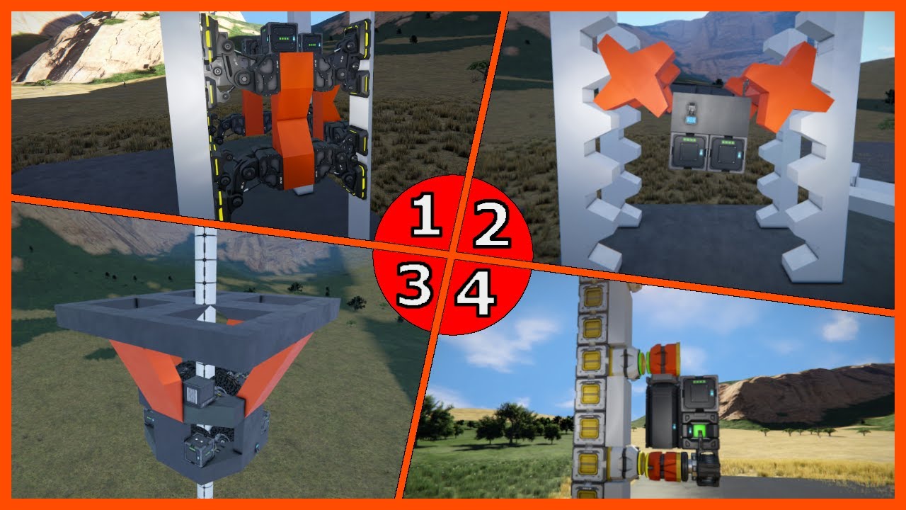 An Engineer Designing A Space Elevator In Space Engineers - YouTube