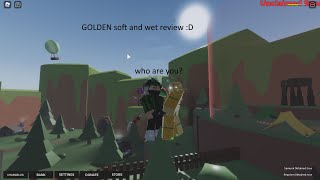 *NEW* GOLD SOFT AND WET SHOWCASE I Roblox a bizarre day screenshot 2