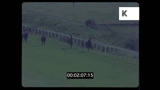 1970s, 1980s, UK, Lingfield Park Horse Racing, 35mm