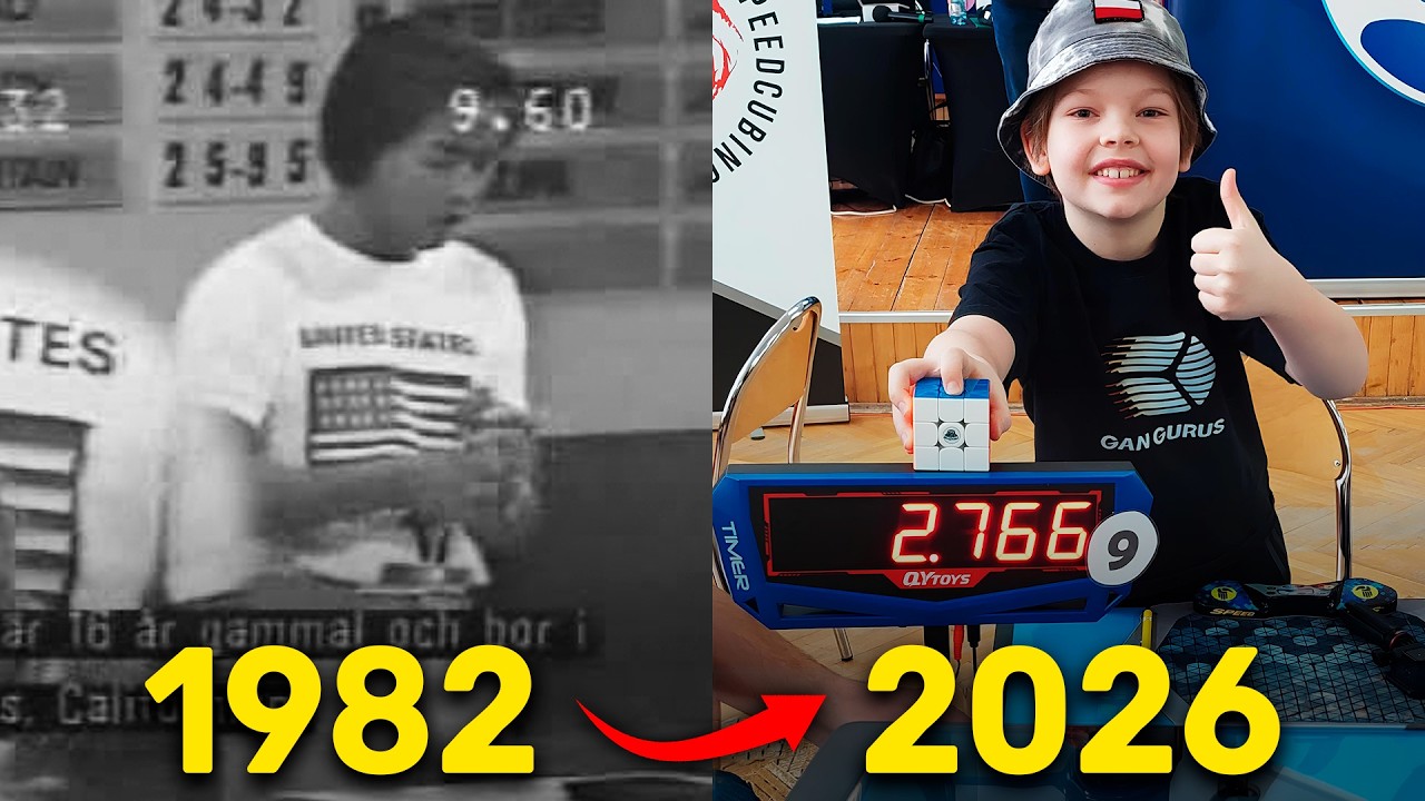 TODOS os Recordes Mundiais do Cubo Mágico (Do Primeiro ao MAIS RÁPIDO)