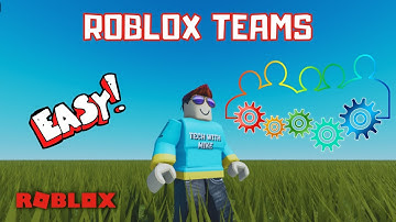 How to Make Teams in Roblox Studio - Tutorial