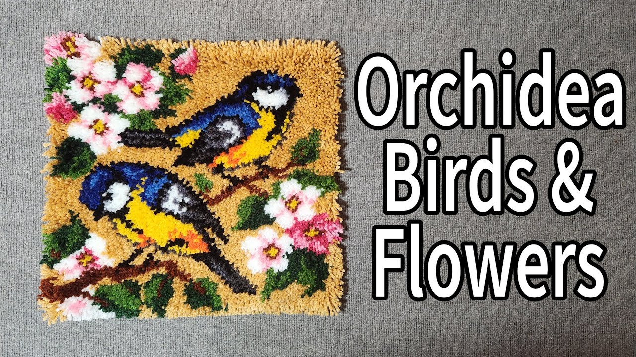 Orchidea Rugs A Small Orchidea Rug for Spring - This Channel's First Completed Rug ...