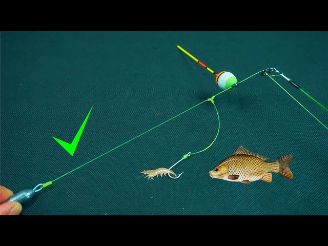 Many don't know ! Making RIG Fishing one a Hook For Tilapia Fish 2024 