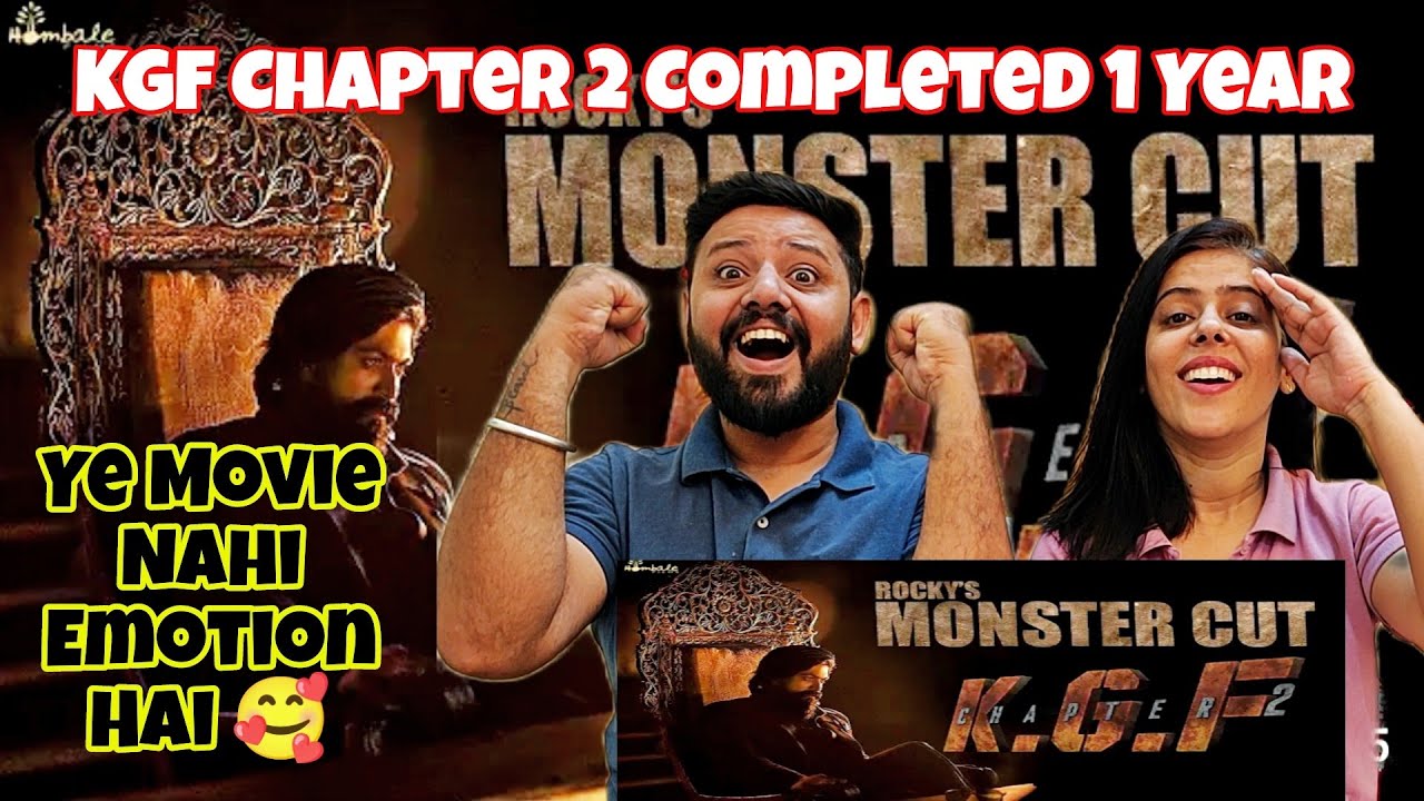 Monster Cut KGF Chapter 2 Reaction | Yash | Prashanth Neel | Vijay Kiragandur | Sanjay Dutt |