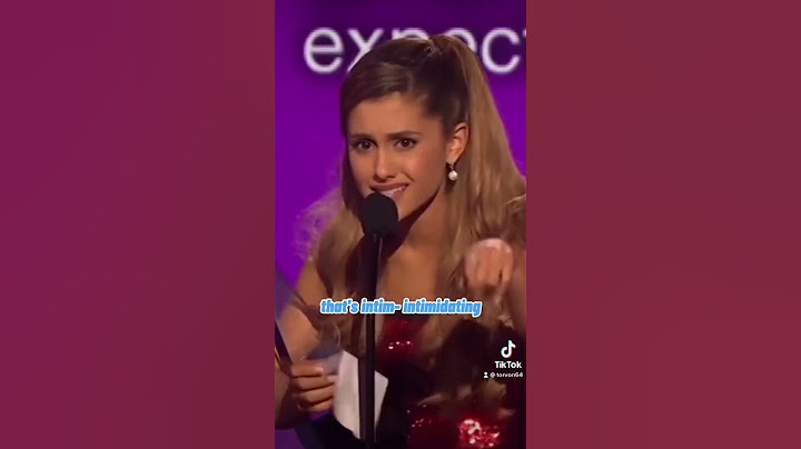 Ariana Grande Worlds Fastest Speech🎤