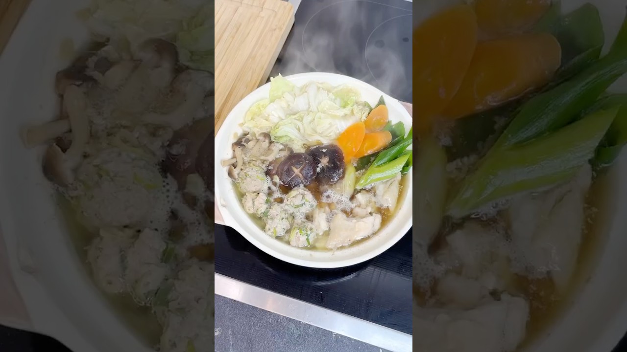 Making Chanko (Sumo Hotpot) 〜ちゃんこ鍋〜 #Shorts | easy Japanese home cooking recipe