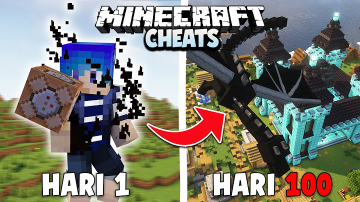 100 Hari Minecraft Menggunakan CHEAT