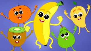 Ten Little Fruits Jumping On The Bed, Nursery Rhyme And Kids Song Mr Alphabet