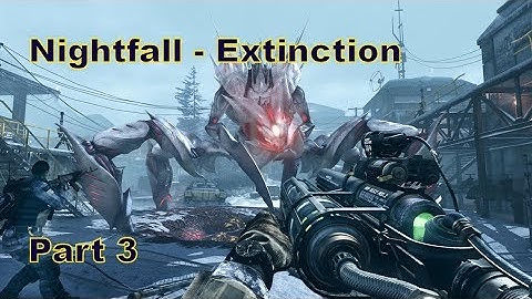 Nightfall 4 Player Start to Finish Part 3 Call of Duty Ghosts Extinction Game play
