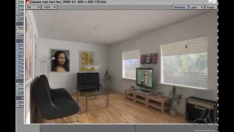 Tutorial, Getting started with lightwave interior rendering