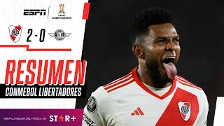 ¡DOBLETE DE BORJA Y EL MILLONARIO A OCTAVOS Y AL MUNDIAL DE CLUBES! | River 2-0 Libertad | RESUMEN