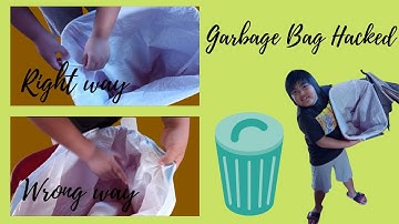 HOW TO PUT GARBAGE BAG IN BIN/Pobreng Mindorenya