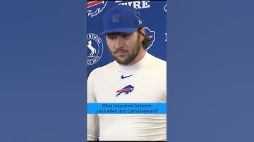 What happened between Josh Allen and Cam Heyward? #shorts #shortsvideo