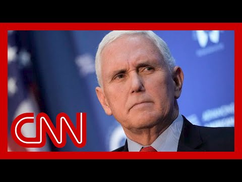 See Pence’s video discussing rift with Trump
