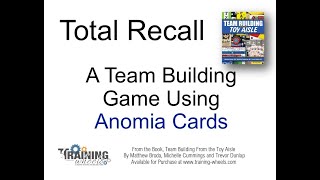 Team Building Energizer:  Total Recall using Anomia Cards