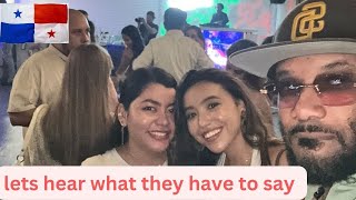 Chatting  with my friends about life in Panama and the dating situation