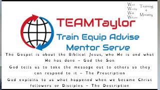 Disciples of Jesus making Disciples of Jesus - Session 3