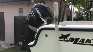 2012 Mako 212 CC W/ Mercury Verado 250 HP Outboard Motor (98 hrs) Ready-to-go! **Miami, FL**