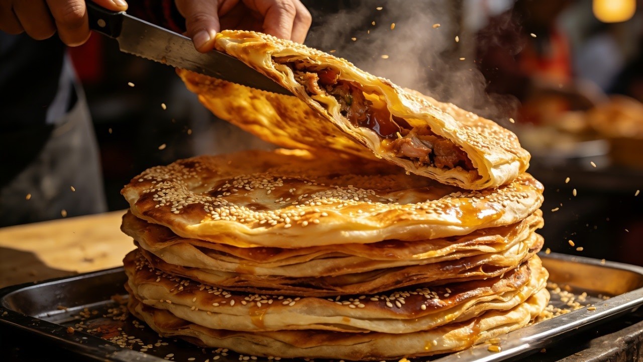 中国上海最有名早餐美食街！各种饼类街边小吃制作全过程 | Shanghai Street Breakfast