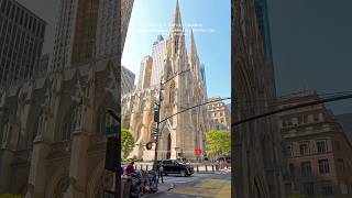 Passing by one of New York City’s most timeless landmarks — St. Patrick’s Cathedral #manhattan #nyc