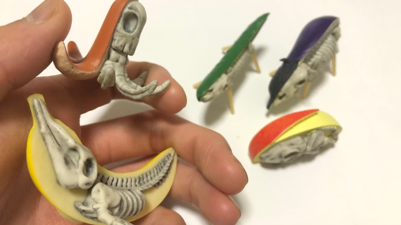 50 お盆のアレやたこさんウインナーが 半分骨になった食べ物たちが超可愛い ハンコツサロン2 Youtube