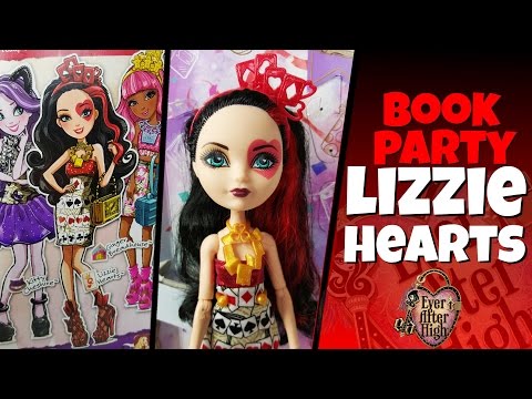 Book Party Lizzie Hearts Ever After High Review