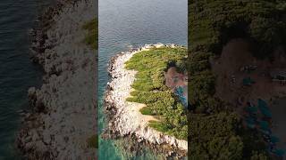 Solo adventure in Ksamil Island #travel #drone #discovery #nature #albania #saranda #ksamil #المغرب