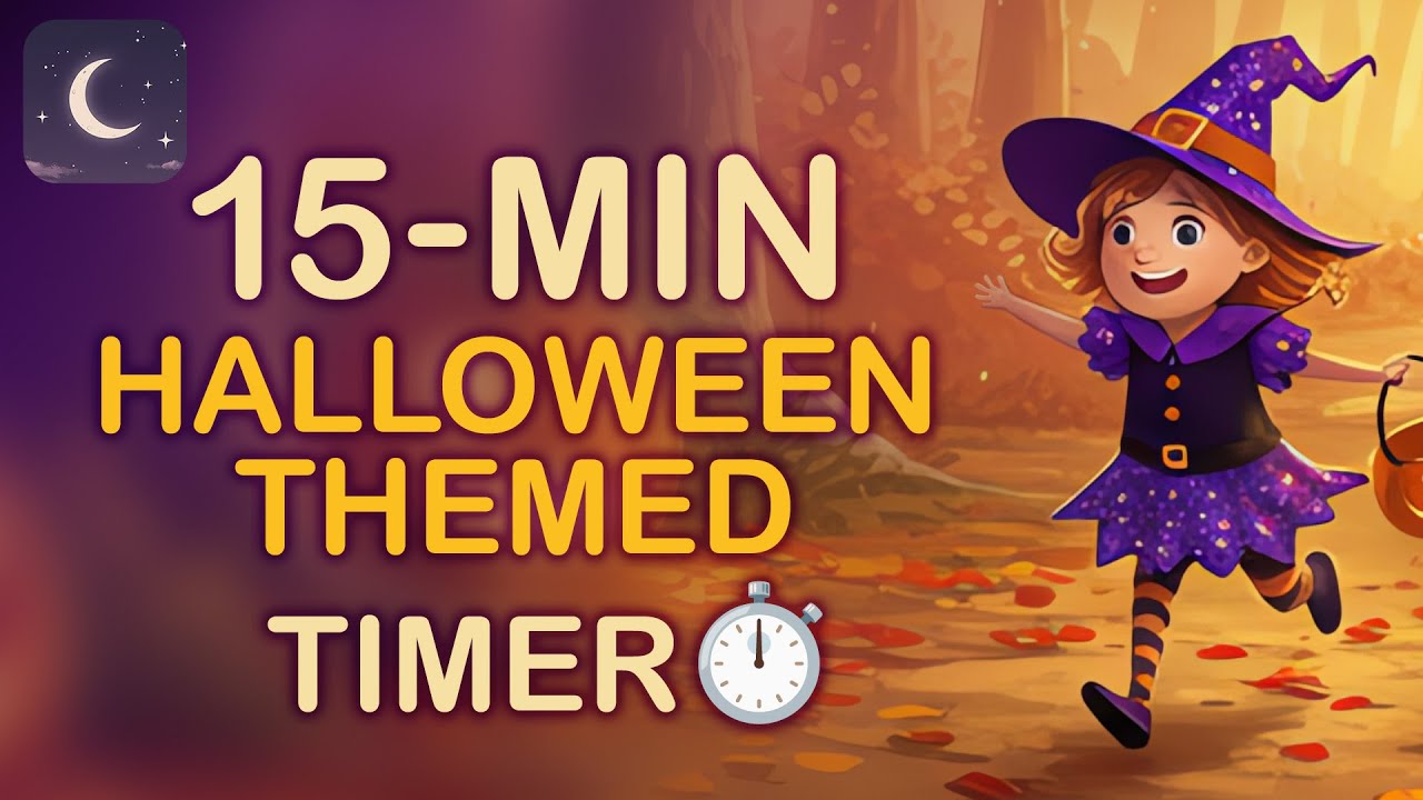 15-Minute Whimsical Halloween Timer – Classroom & Study Countdown by Moon Whimsy