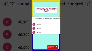 Civil Service Exam Reviewer 2026 | CSE QUIZ | Test Your Numerical Ability | Quiz Only