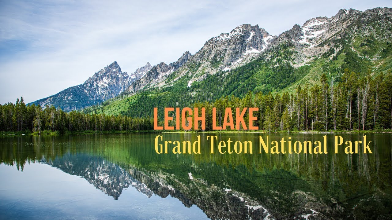 Hiking from the Cascade Canyon to Leigh Lake Campsite, Grand Teton